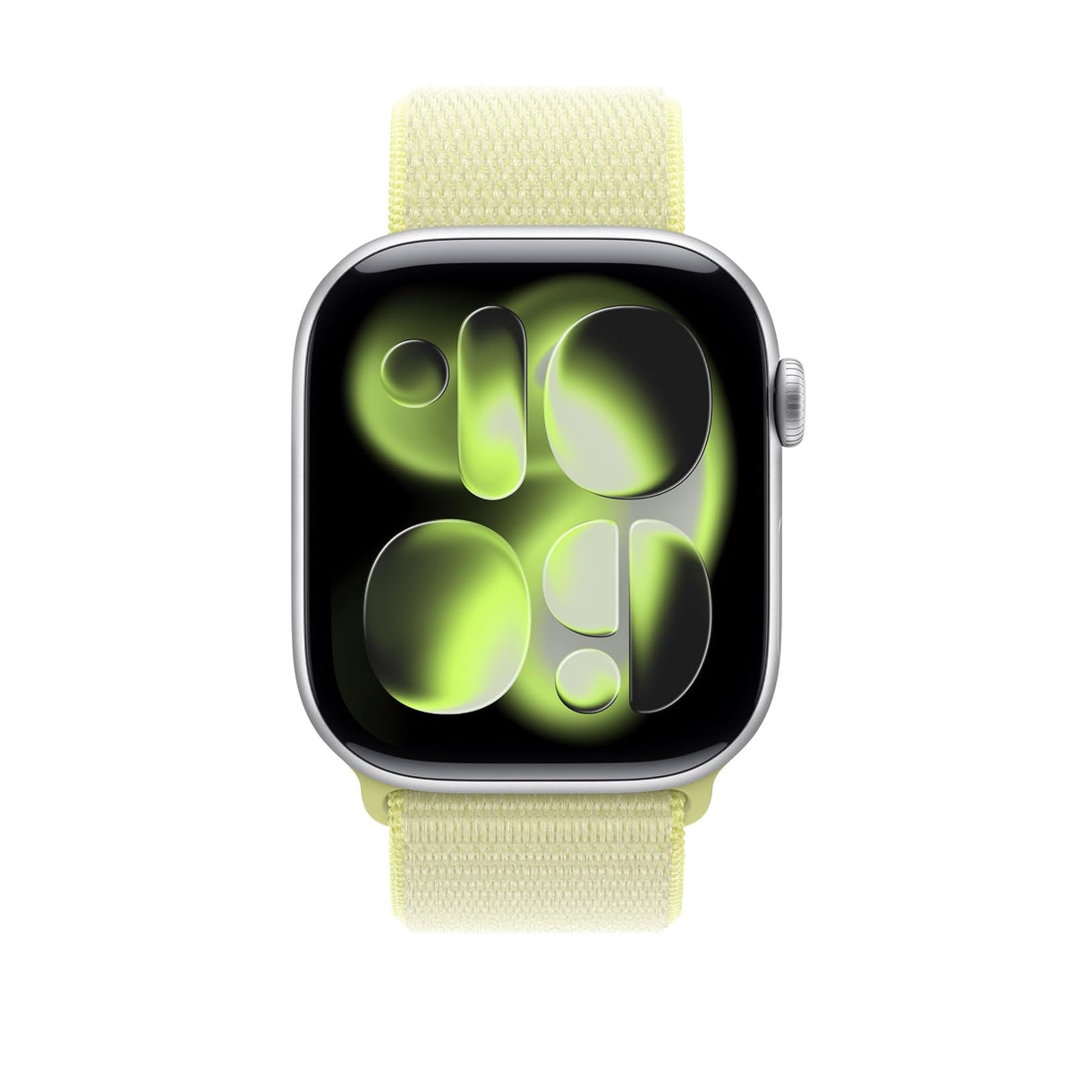 Apple Watch Band - Correa Loop Deportiva - 46 mm - Amarillo neón - Unitalla (para Casi Cualquier muñeca)