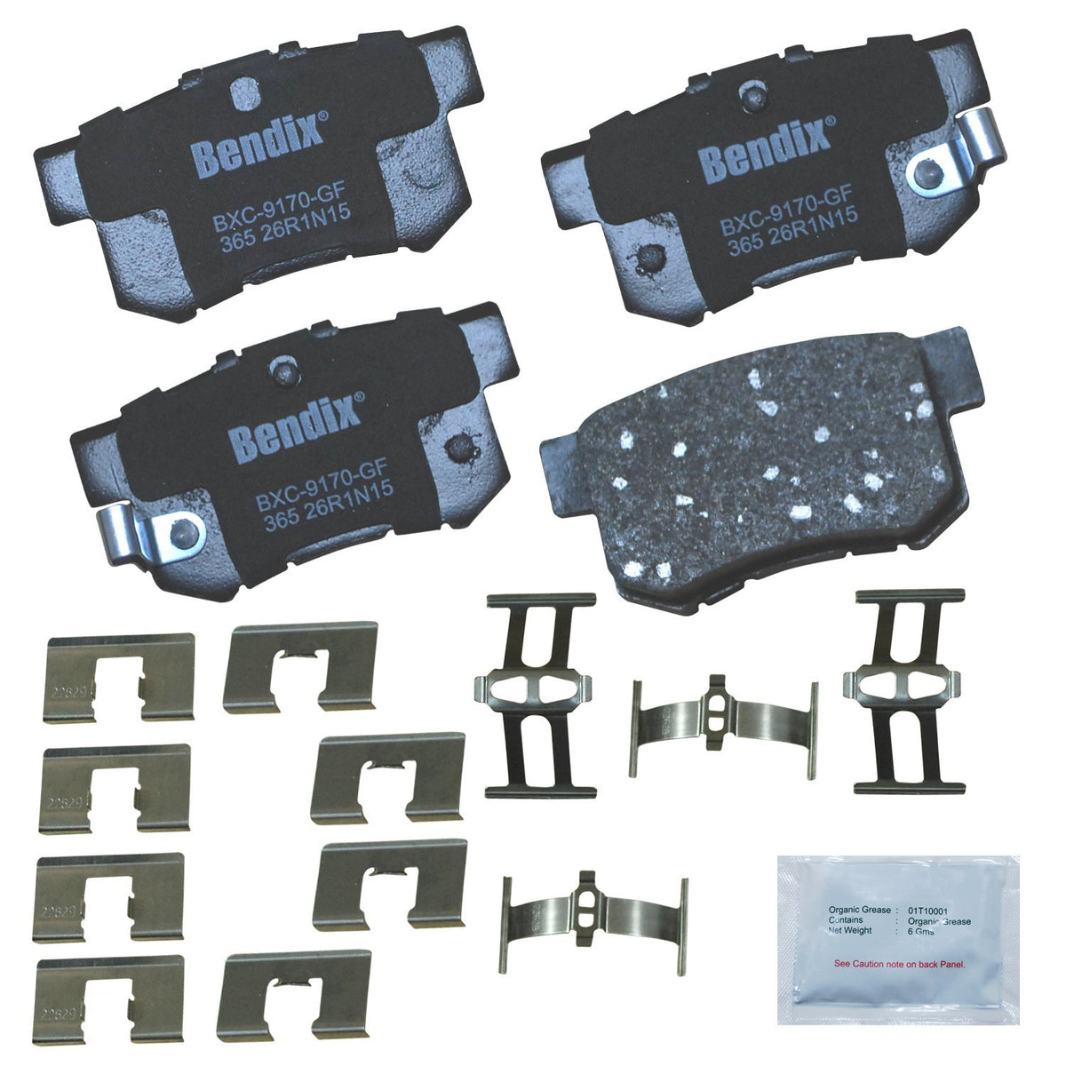 Bendix Priority1 Pastillas de Freno Traseras de Cerámica - CFC365