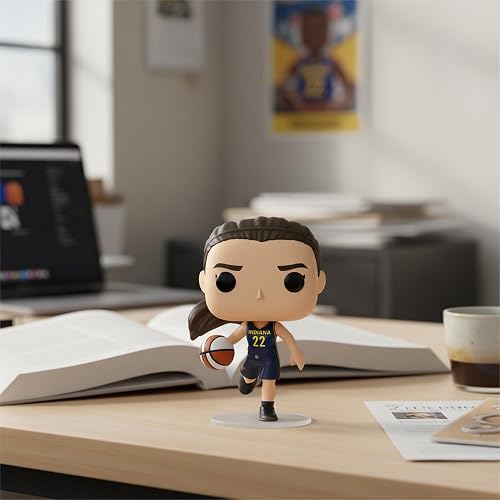 Funko Pop! WNBA: Fever - Caitlin Clark | Mercancía Oficial de Deportes - Figura de Vinilo Coleccionable para Decoración - Regalo de Cumpleaños para Fans