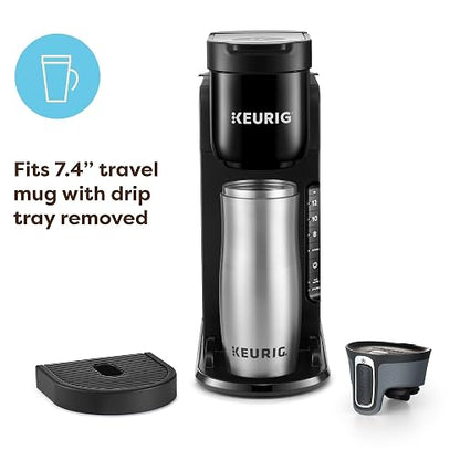 Keurig K-Express - Cafetera K-Express para cápsulas de una sola porción, 3 tamaños de preparación, función de botón fuerte, depósito extraíble de 40 onzas, color negro