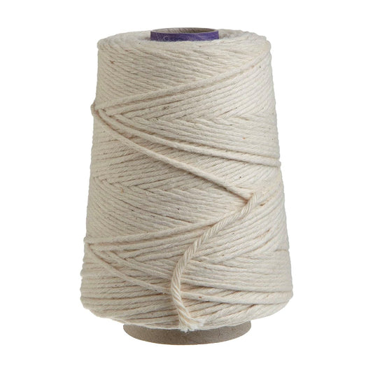 Regency Wraps - Cordel de Cocina para carniceros, Hecho de algodón Natural Pesado para Trussing de Pavo y preparación de Carne para Asar Cono de 1000 pies, Aprox. 1 Libra Paquete de 1