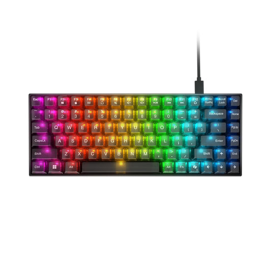 Lenovo Legion K510 Mini Pro Teclado mecánico para Juegos, 75% diseño sin Llave, Teclas translúcidas, por tecla RGB, interruptores mecánicos Intercambiables en Caliente, Llave copiloto MS, Cable USB-C