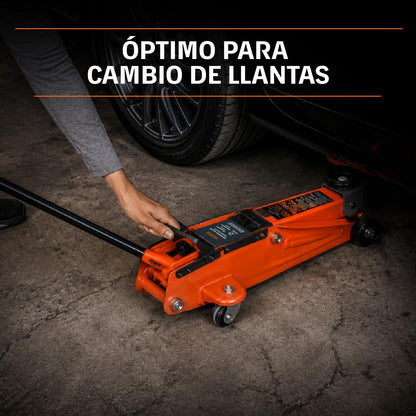 TRUPER Gato de Patín Reforzado 2 t, Naranja, GAPA-2