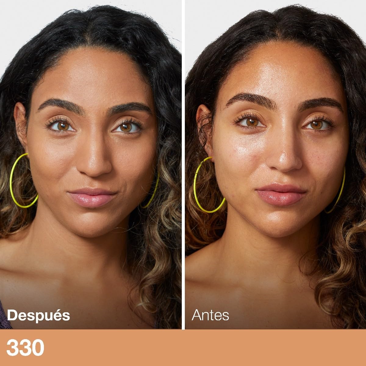 Maybelline Base de Maquillaje Líquida Fit Me Matte & Poreless, Toffee 330, 30 ml, matifica y controla brillo por 16h, minimiza la apariencia de poros, arrugas y líneas de expresión