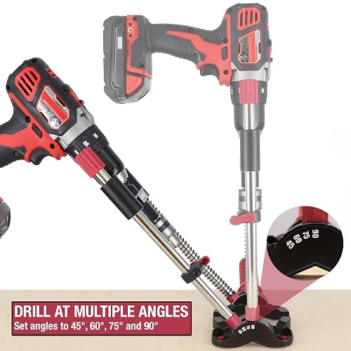 Milescraft - Guía de perforación Drillmate 1318 con portabrocas