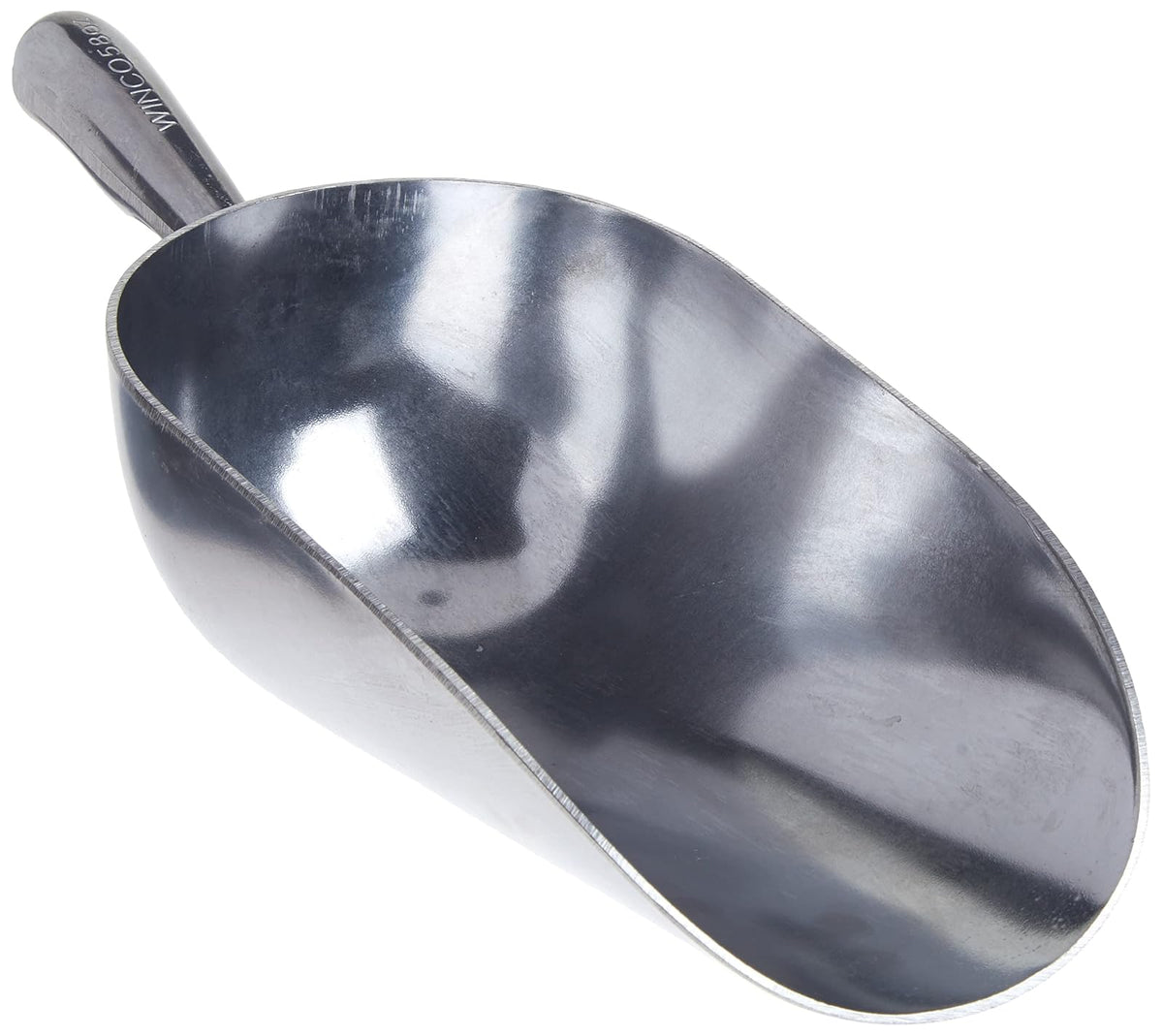 Winco AS-58 Aluminum Utility Scoop, 58-Ounce