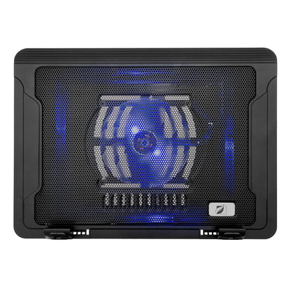 Green Leaf 18-9608 Ventilador para Laptop metálico de Multiples Posiciones
