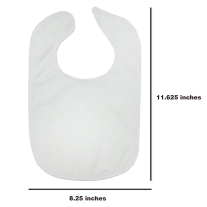 Neat Solutions Terry Feeder Bib in White - 20 Pack