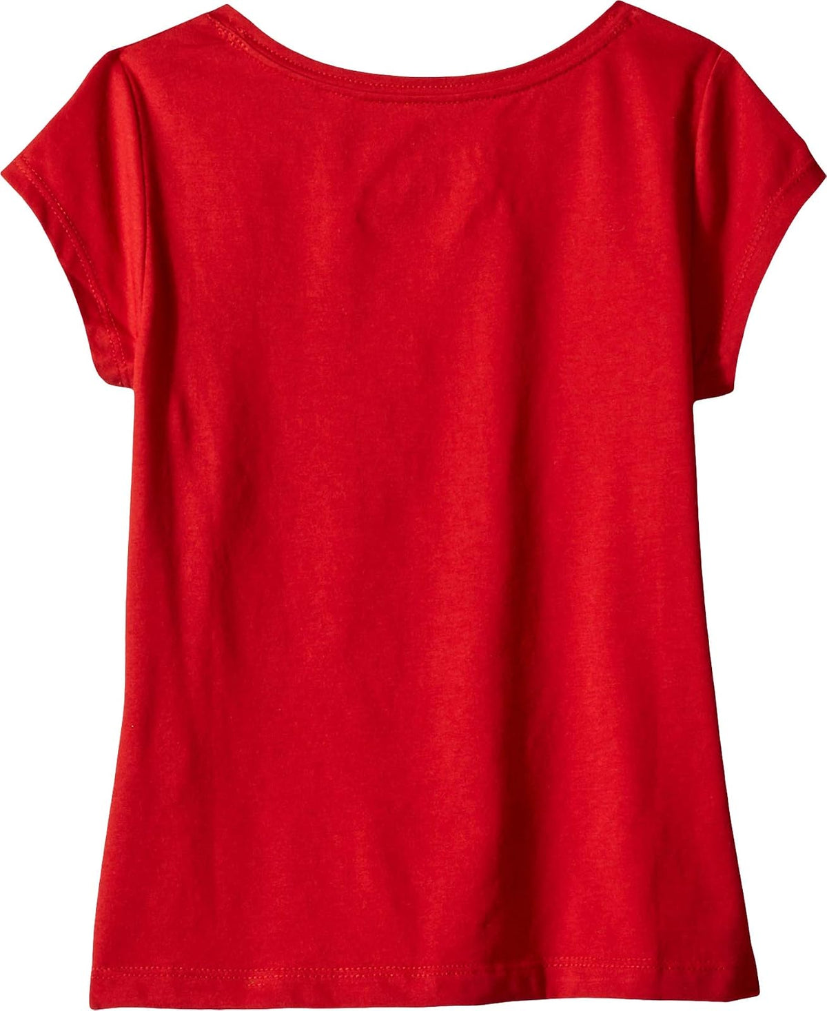 Tommy Hilfiger - Playera de Manga Corta para niñas con Logotipo de Bandera, Mezcla de algodón con Interior sin Etiqueta