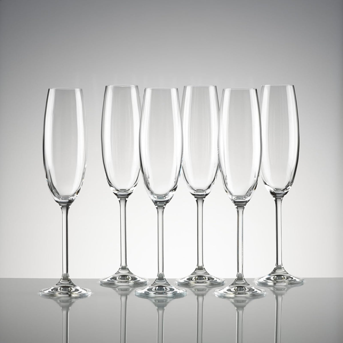 Lenox Tuscany Classics - Juego de copas de champán, compra 4, consigue 6, 1,5 kg, transparente