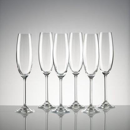 Lenox Tuscany Classics - Juego de copas de champán, compra 4, consigue 6, 1,5 kg, transparente