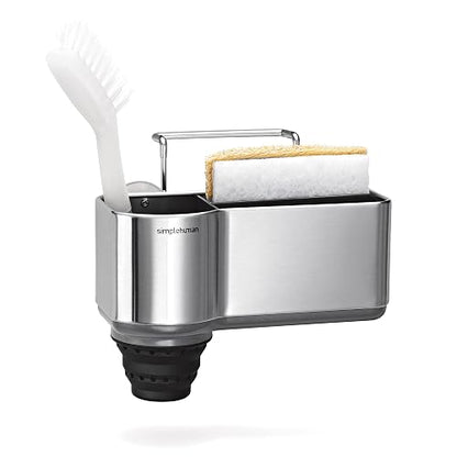 simplehuman, portaestropajos, acero inoxidable cepillado