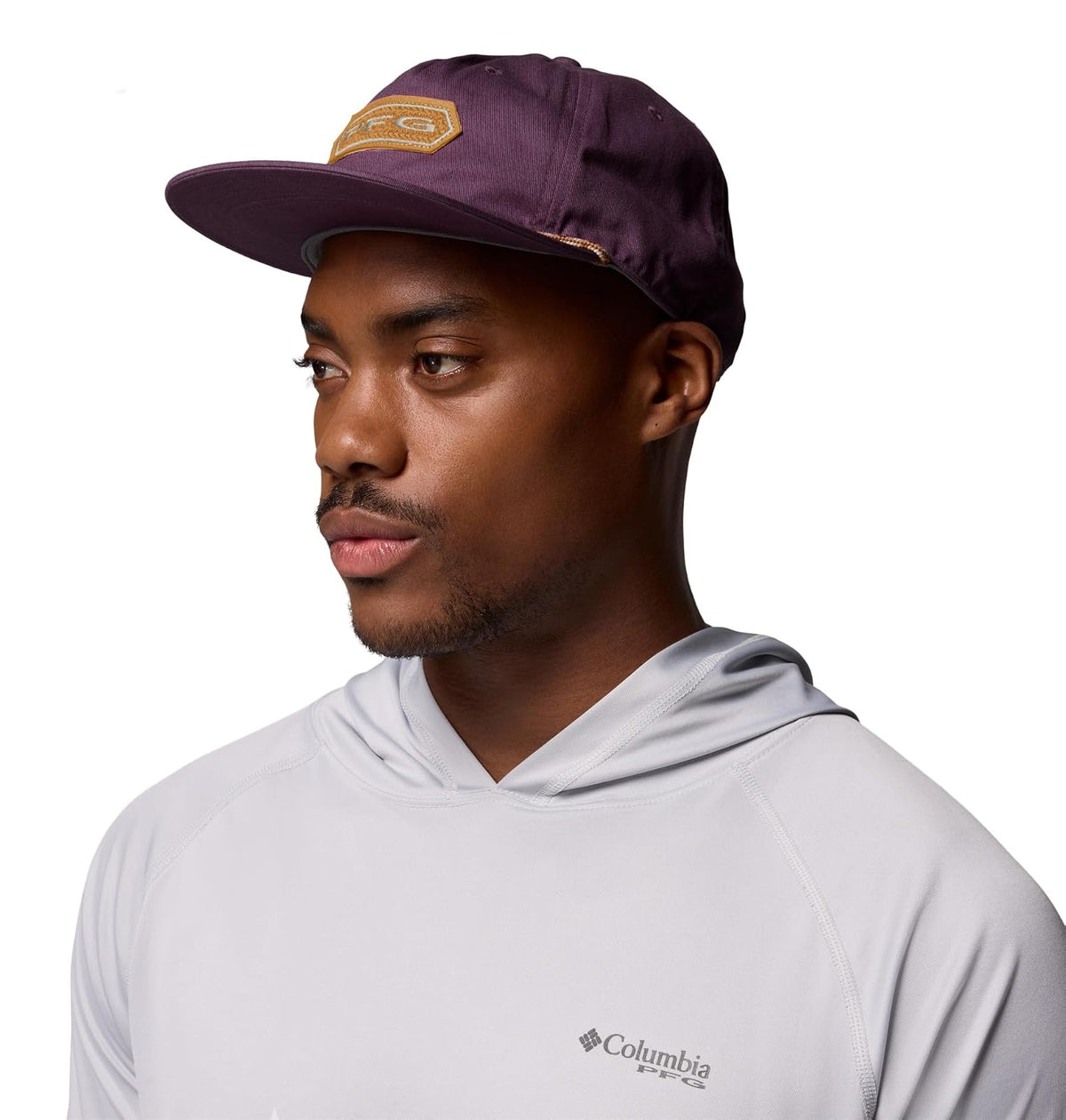 Columbia PFG Back Tack Snap Back Tapa Unisex Adulto - Talla Única - Púrpura - Pfg Tag