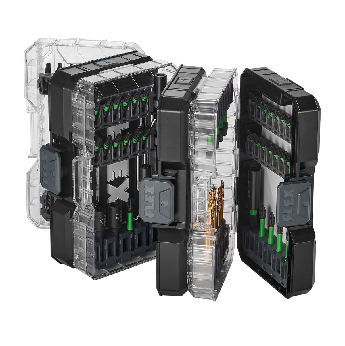 FLEX Stack Pack - Juego de brocas de impacto y brocas de accionamiento de 31 piezas, FAM10001-31