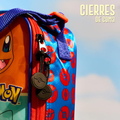 Pokémon Lonchera Térmica Keepack Escolar, Bolsa de Almuerzo Resistente para Niños y Uso Diario Infantil