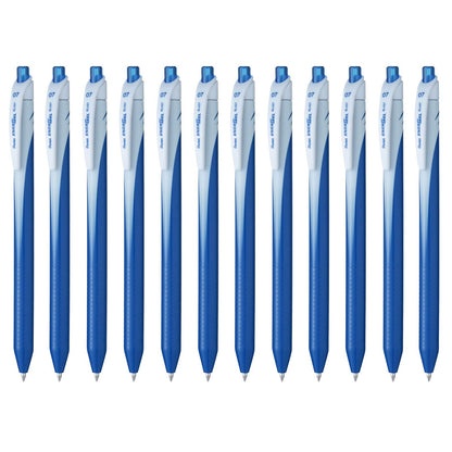 Pentel EnerGel Bolígrafo Retráctil Punto 0.7mm, Caja 12 Piezas - Tinta Azul