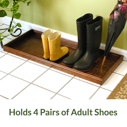 Good Directions - Bandeja grande para maleteros, cuadrados, multiusos, decoración para todo tipo de clima, zapatos, plantas, cochera, puerta de patio, cuencos para mascotas, bandeja de zapatos
