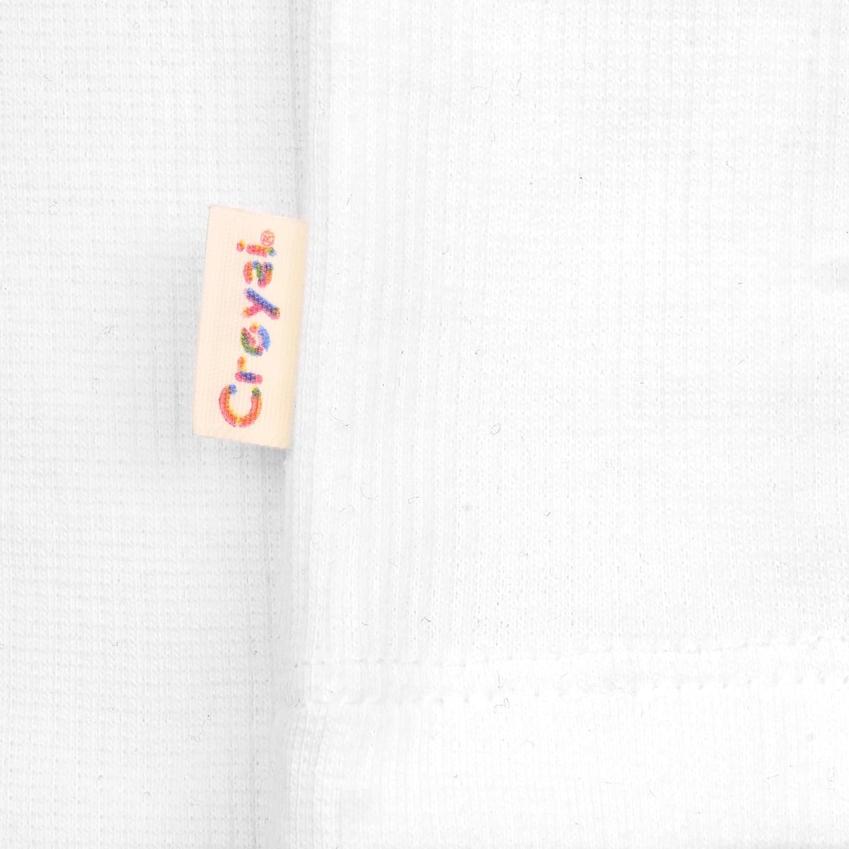 Baby Creysi Playera de Cuello Alto para Niña de Algodón con Tejido de Cárdigan Manga Larga
