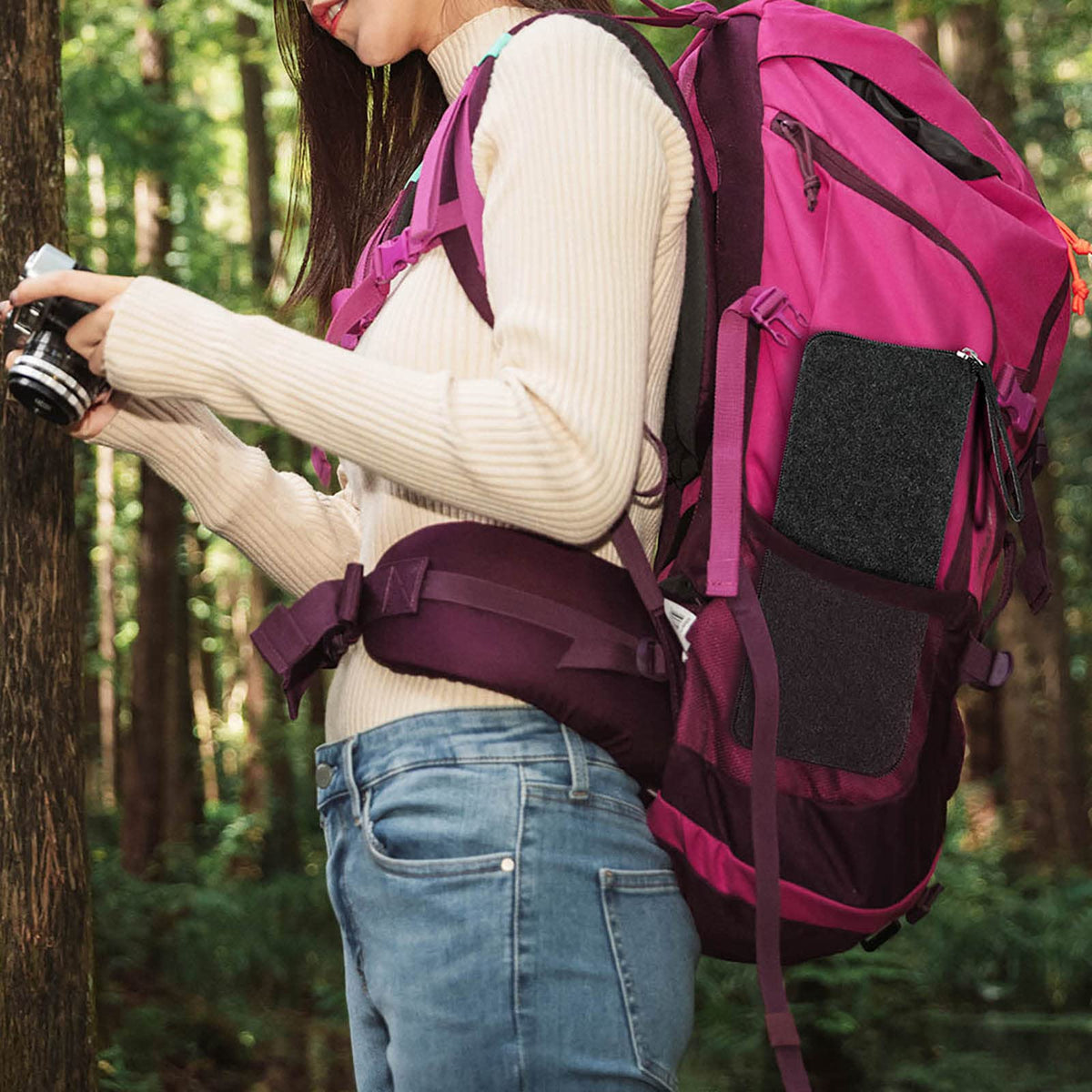 Utensilios De Viaje Portátil, Cubiertos Reutilizables Con Funda Para Fijar La Vajilla, 9 Piezas De Acero Inoxidable Estable Juego De Cubiertos Para Camping Picnic (Conjunto negro)