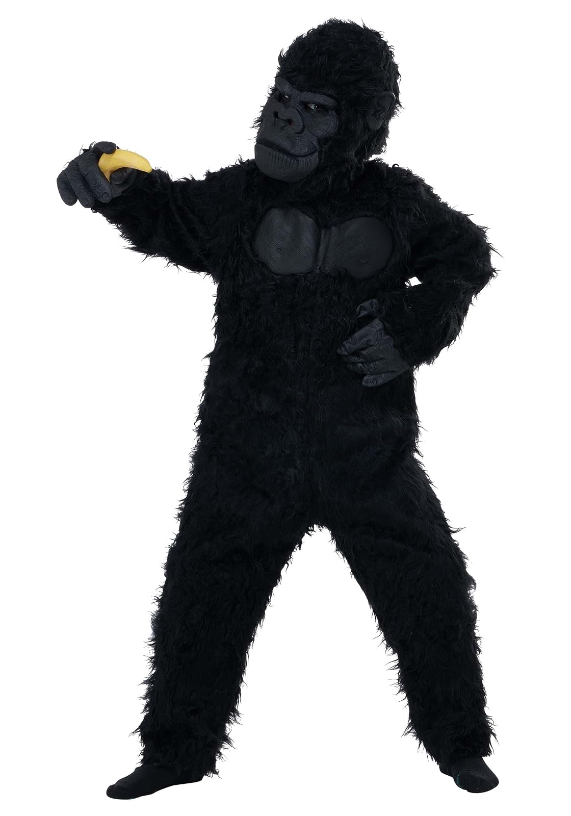 California Costumes - Disfraz de gorila para niños, talla XL (12-14) - Extra Grande - Negro