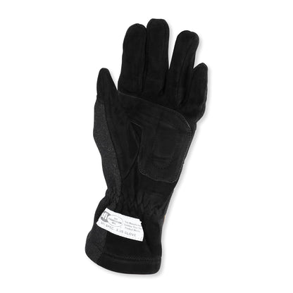 RaceQuip 355 Series - Guantes de Carreras (2 Capas), Color Negro, SFI 3.3/5, Negro, X-Large