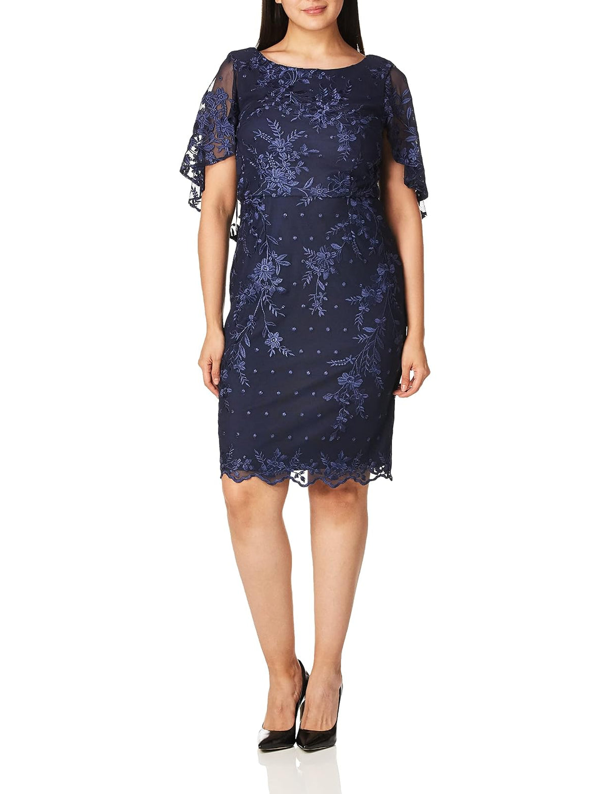 Alex Evenings Vestidos Cortos Bordados Vestido para Ocaciones Especiales para Mujer