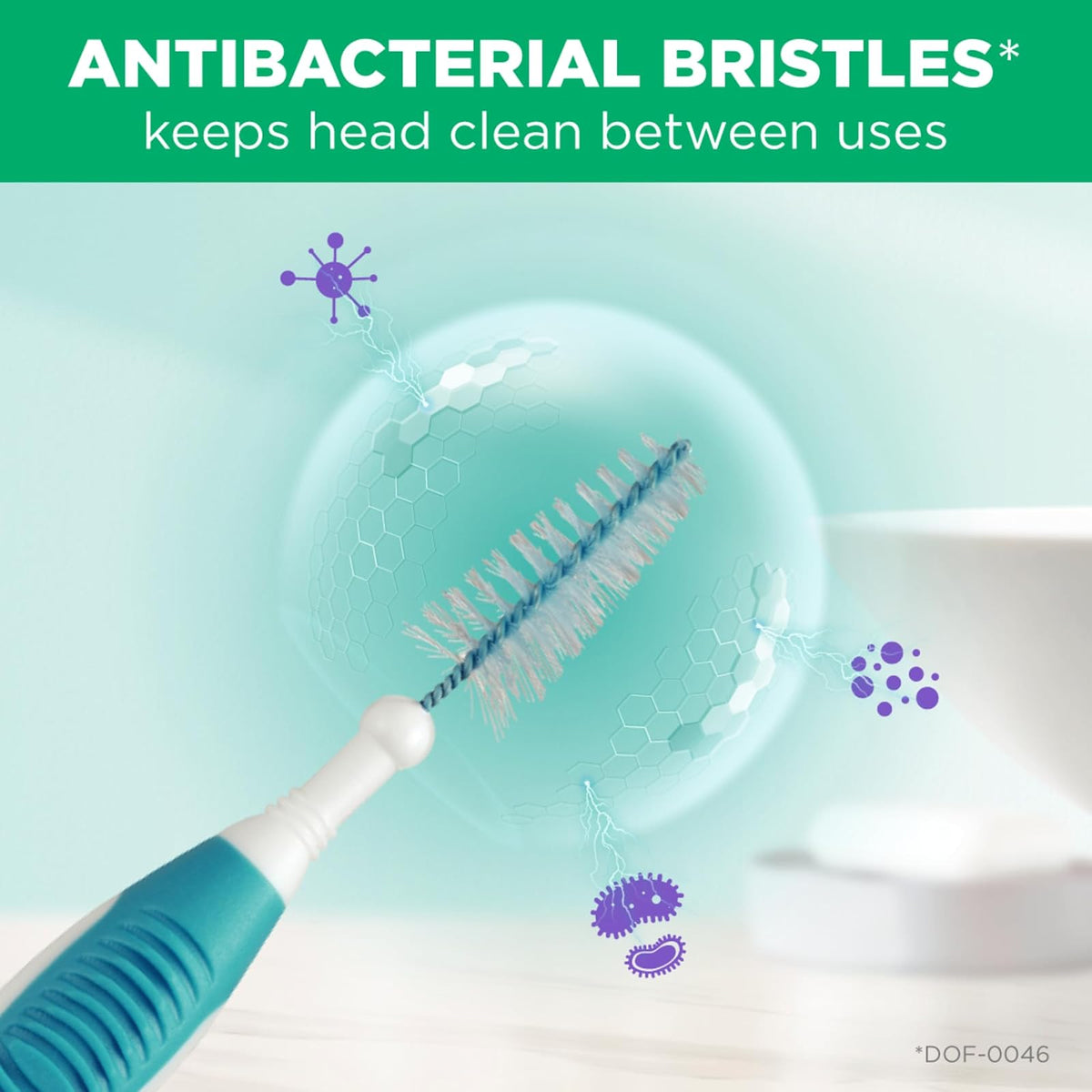 GUM Proxabrush Go-Betweens - Cepillos interdentales, Anchos, 60 Brushes