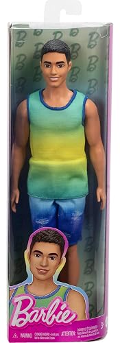 Barbie Fashionista Muñeco Ken Playera de Tirantes y Short para niñas de 3 años en adelante