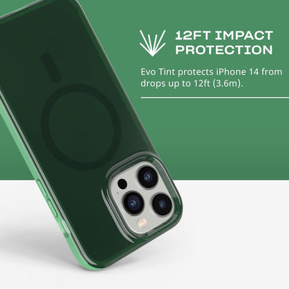 Tech21 iPhone 14 Pro MAX EVO Tinte Compatible con MagSafe® â€“ Funda de teléfono Tintada Que Absorbe los Golpes y Resistente a los arañazos con protección multicaída de 12 pies