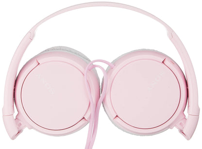 Sony MDR-ZX110/PCUC Audífonos de Diadema Plegables y Giratorios, color Rosa