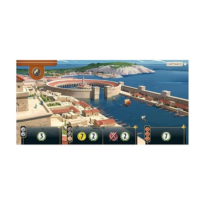 Repos Production - Expansión del juego de mesa 7 Wonders Edifice | Juego de estrategia de construcción de civilizaciones antiguas | Divertido juego familiar