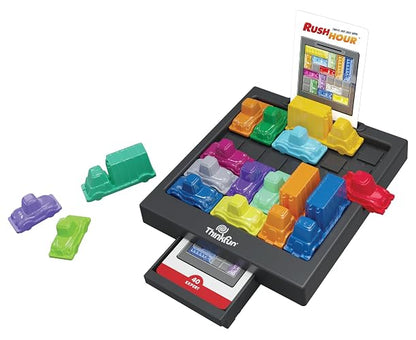 Juego de Mesa de Lógica Rush Hour | Ravensburger ThinkFun | Desafío de Tráfico con 40 Retos | Versión en Español para Niños y Adultos | Entrena tu Mente