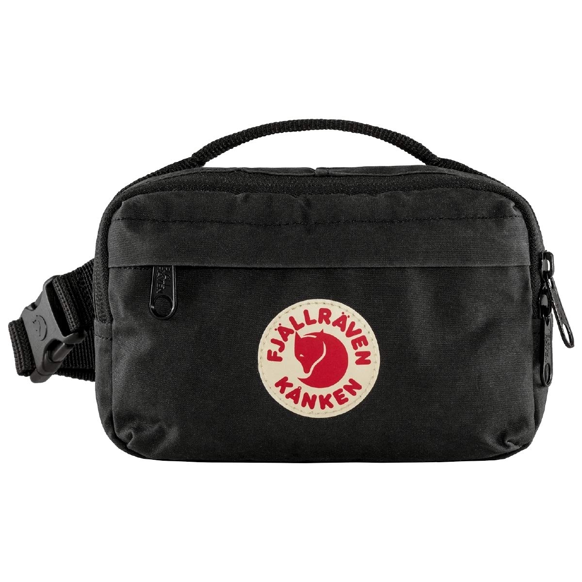Bolsa de cadera, Kånken, Fjällräven, unisex-adult - 12 x 18 x 9 cm, 2 L - Black