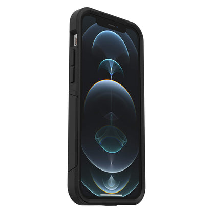 OtterBox - Funda para iPhone 12 y 12 Pro Commuter Series - Una Sola Unidad se envía en Bolsa de plástico, Ideal para Clientes de Negocios, Negro, Delgado y Resistente, amigable con el Bolsillo, con