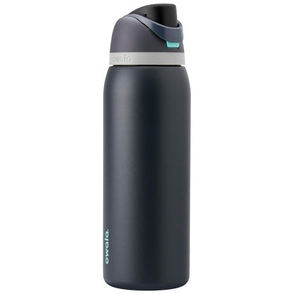 Owala FreeSip Botella de Agua con Popote de Acero Inoxidable, 24 oz - Neblinoso - 1200 ml