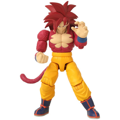 Bandai Dragon Ball Super Dragon Stars Figura de Acción Articulada 6.5 Pulgadas - Super Saiyan 4 Goku [Daima Ver.]