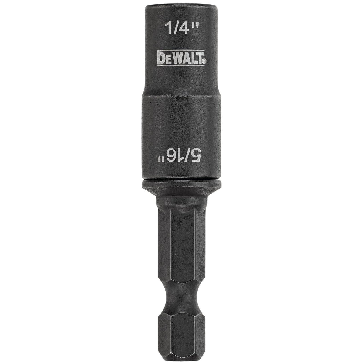 DEWALT Destornillador de tuerca, doble extremo, 1/4 pulgadas + 5/16 pulgadas (DWADEND14516)