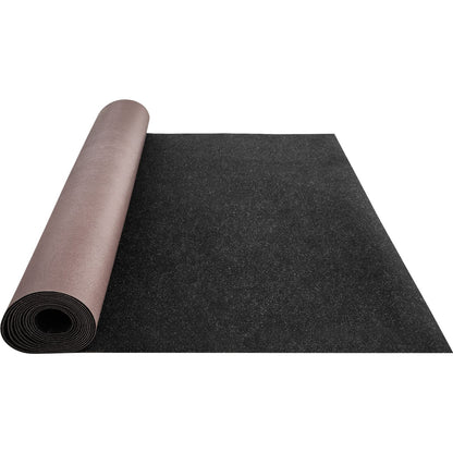 VEVOR - Alfombra marina, alfombra de barco de 6 x 23 pies, alfombra de barco de grado marino, color negro carbón, alfombra marina para interiores y exteriores con respaldo TPR a prueba de agua, rollo