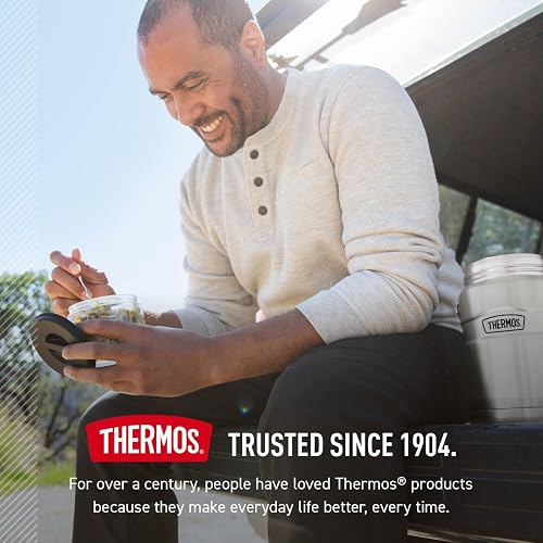 Thermos - Tarro de alimentos con aislamiento al aspiradora, acero inoxidable