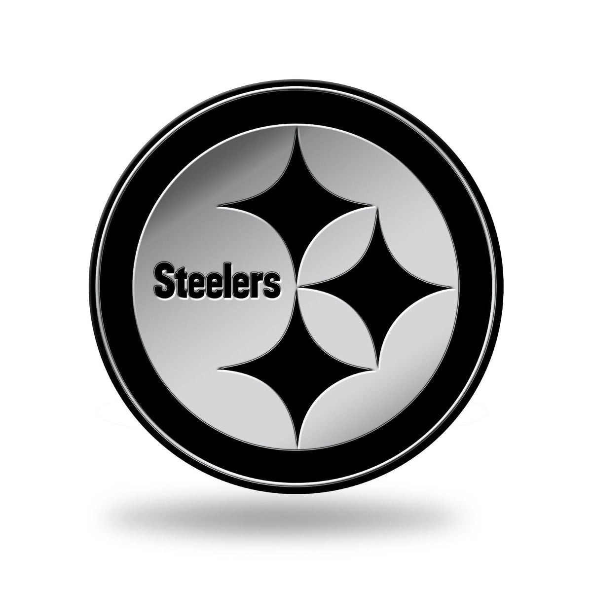 Rico Industries Emblema Moldeado para Auto NFL - Pittsburgh Steelers
