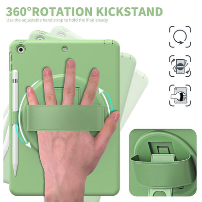 ORIbox Morandi - Funda para iPad 7ª y iPad 8ª y iPad 9ª generación [10.2 Pulgadas], Cuerpo Completo, a Prueba de Golpes, protección contra caídas 3 en 1 con Soporte de 360°/Correa de Mano