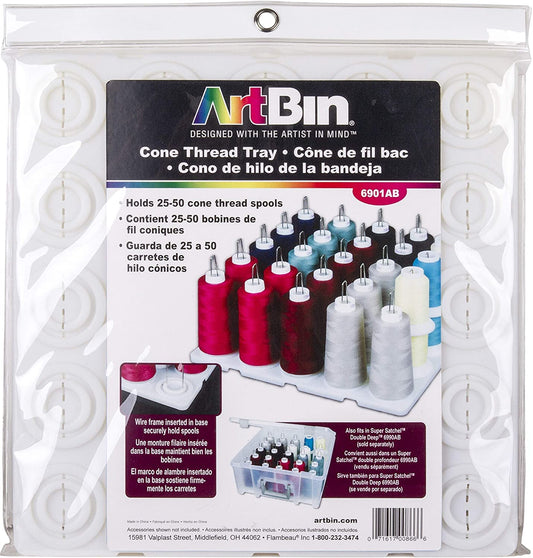 ArtBin 6901AB - Charola para carretes de Hilo en Cono, Super Satchel