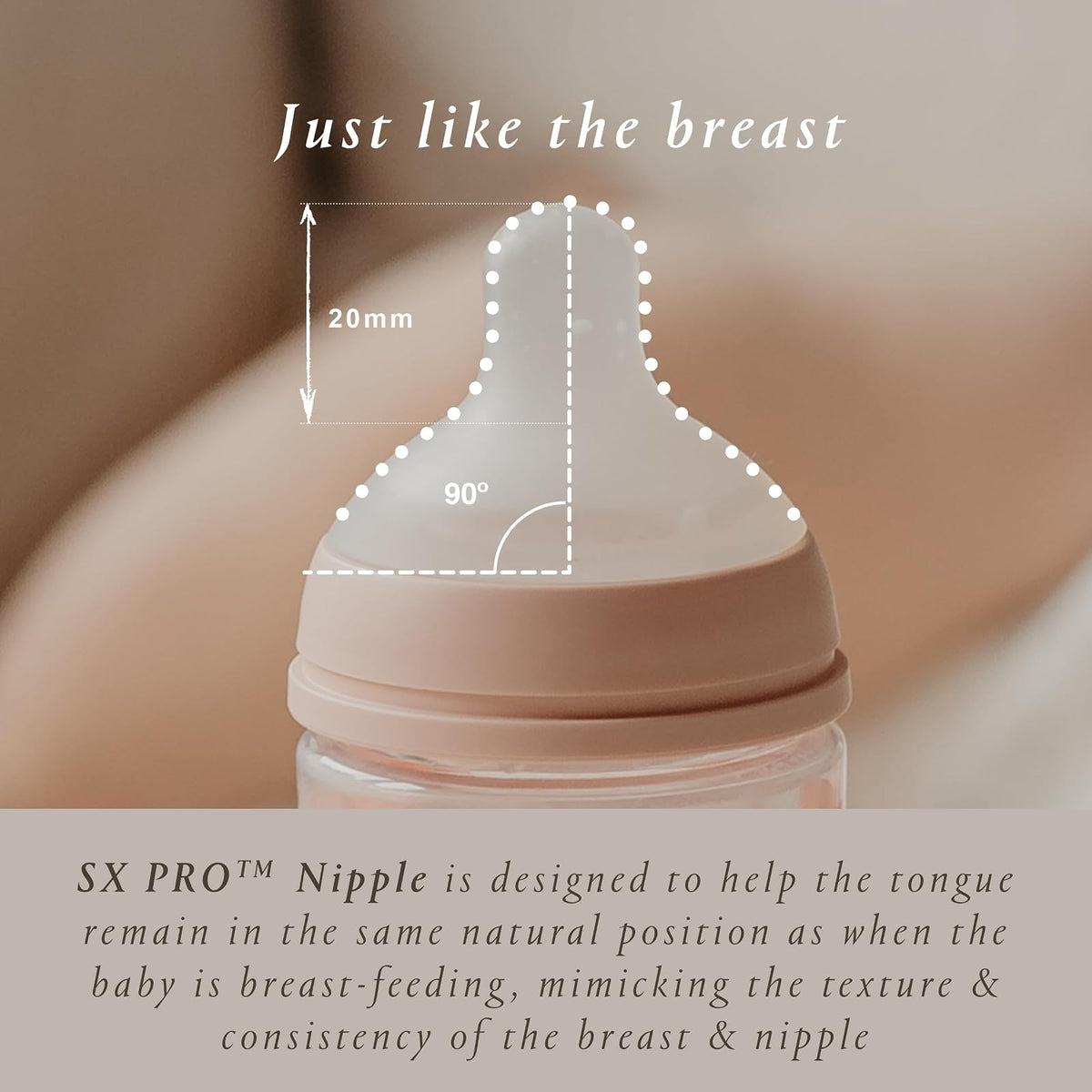 Suavinex, Biberón, 3 Meses, 8 Oz, Beige