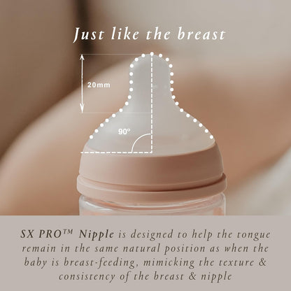Suavinex, Biberón, 3 Meses, 8 Oz, Beige
