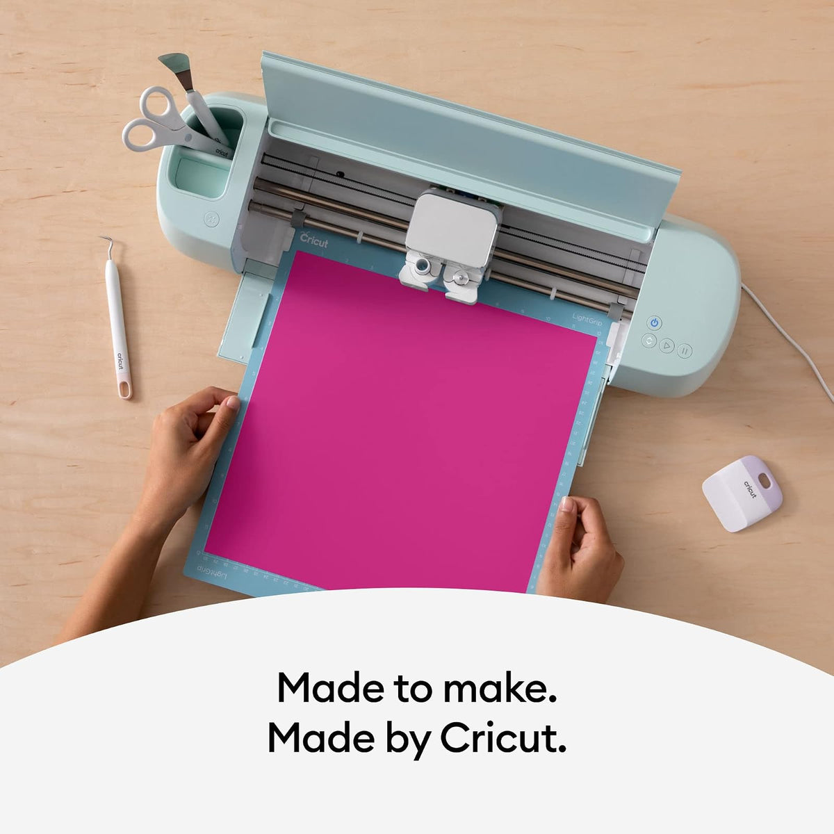 Cricut 2009587 Vinil Permanente Cambia de Color, Rosa, 30x60cm