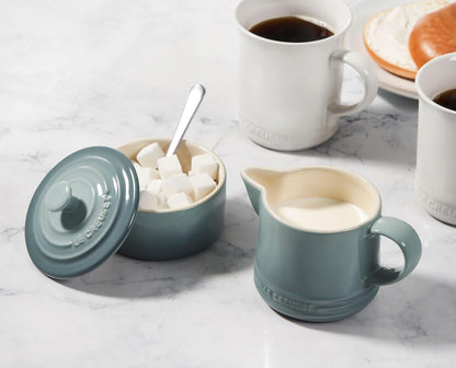 Le Creuset Stoneware Signature, crema de sal marina y azúcar, crema: 300 ml, azúcar: 8 onzas