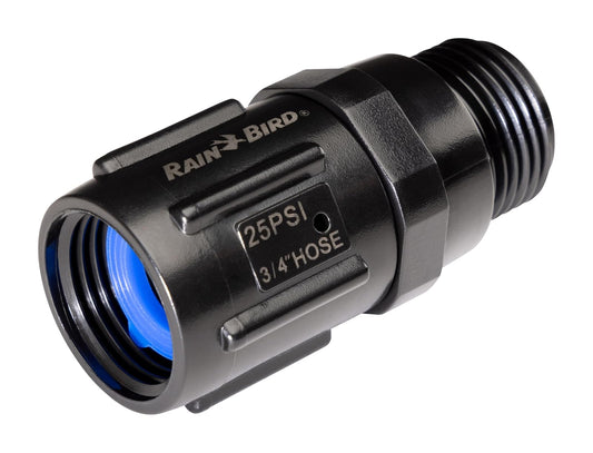 Rain Bird HT07525PSI - Regulador de presión de riego por goteo de 25 PSI, rosca de manguera hembra de 3/4 pulgadas x rosca de manguera macho de 3/4 pulgadas