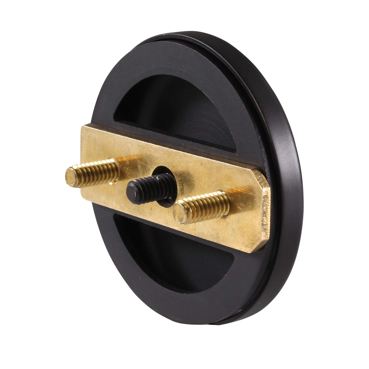 WestBrass MPSM - Tapón de drenaje para tina (1-1/2", rosca gruesa, con placa frontal flotante), Europeo, Negro mate