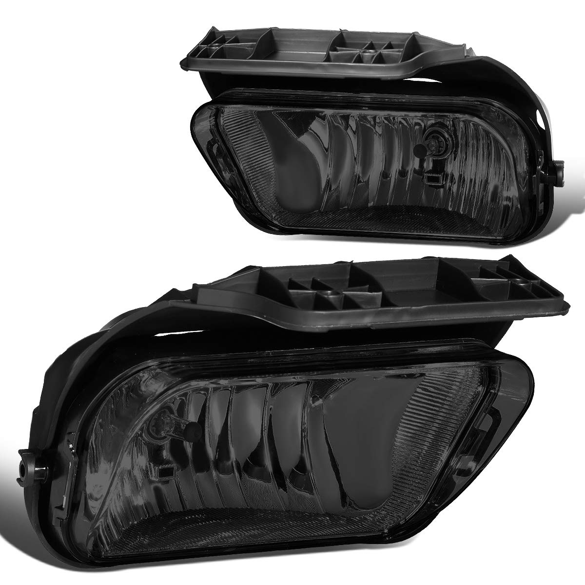 DNA Motoring Luz Antiniebla Lente Ahumada para Parachoques Delantero de Chevy Silverado 2004-2006 FL-ZTL-306-SM