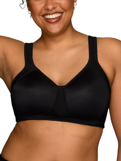 Vanity Fair brasier deportivo convertible de impacto medio - Inalámbrico - Negro - 40DD